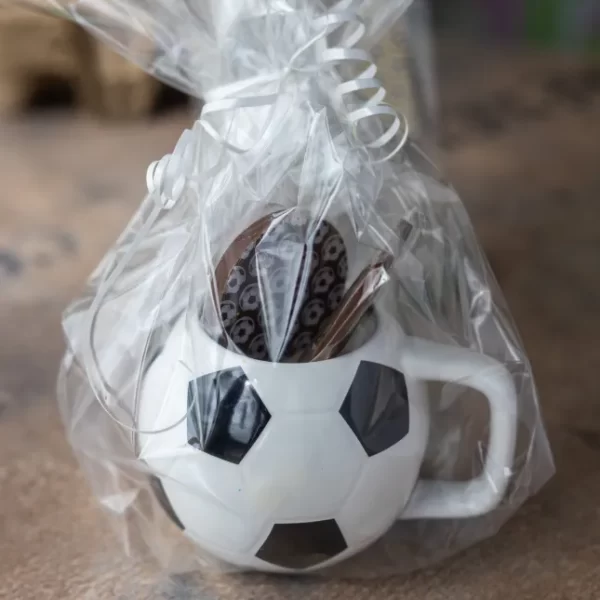 fathers day football mug with leahys open farm chocolate
