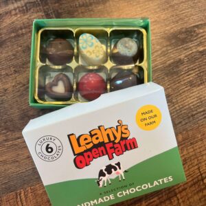 Box of 6 Leahys Open Farm Chocolates