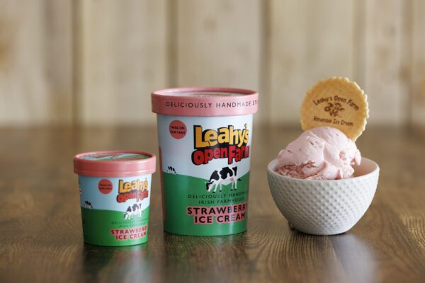 Handmade Strawberry Ice Cream