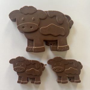 Chocolate Farm Cow Set
