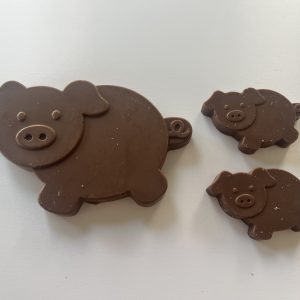 Milk Chocolate Farm Piggies set