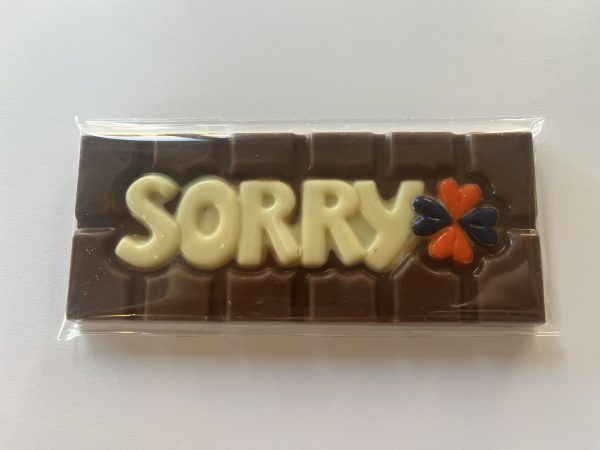Milk Chocolate Sorry Wish Bar