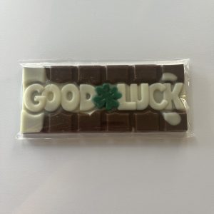 Milk chocolate Good Luck wish bar