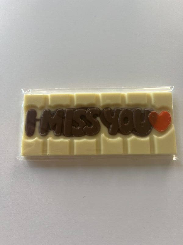 White Chocolate I Miss You wish bar