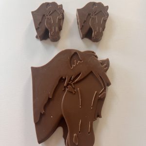 Milk Chocolate Horse Set