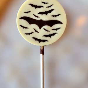 Scary Bat Milk & White chocolate Lollipop